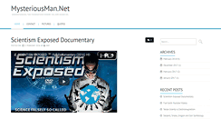Desktop Screenshot of mysteriousman.net